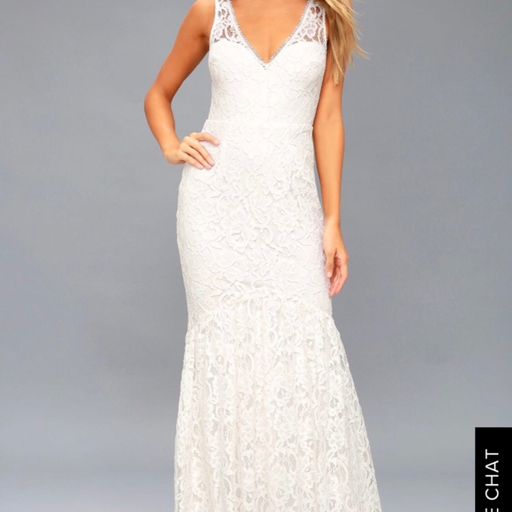 White gown